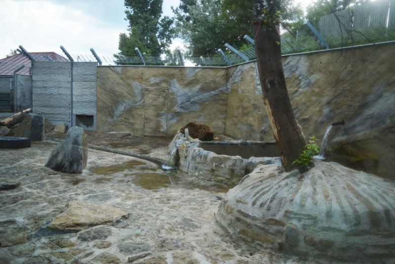 Zoologická záhrada Spišská Nová Ves - úprava chovného zariadenia pre medveďa